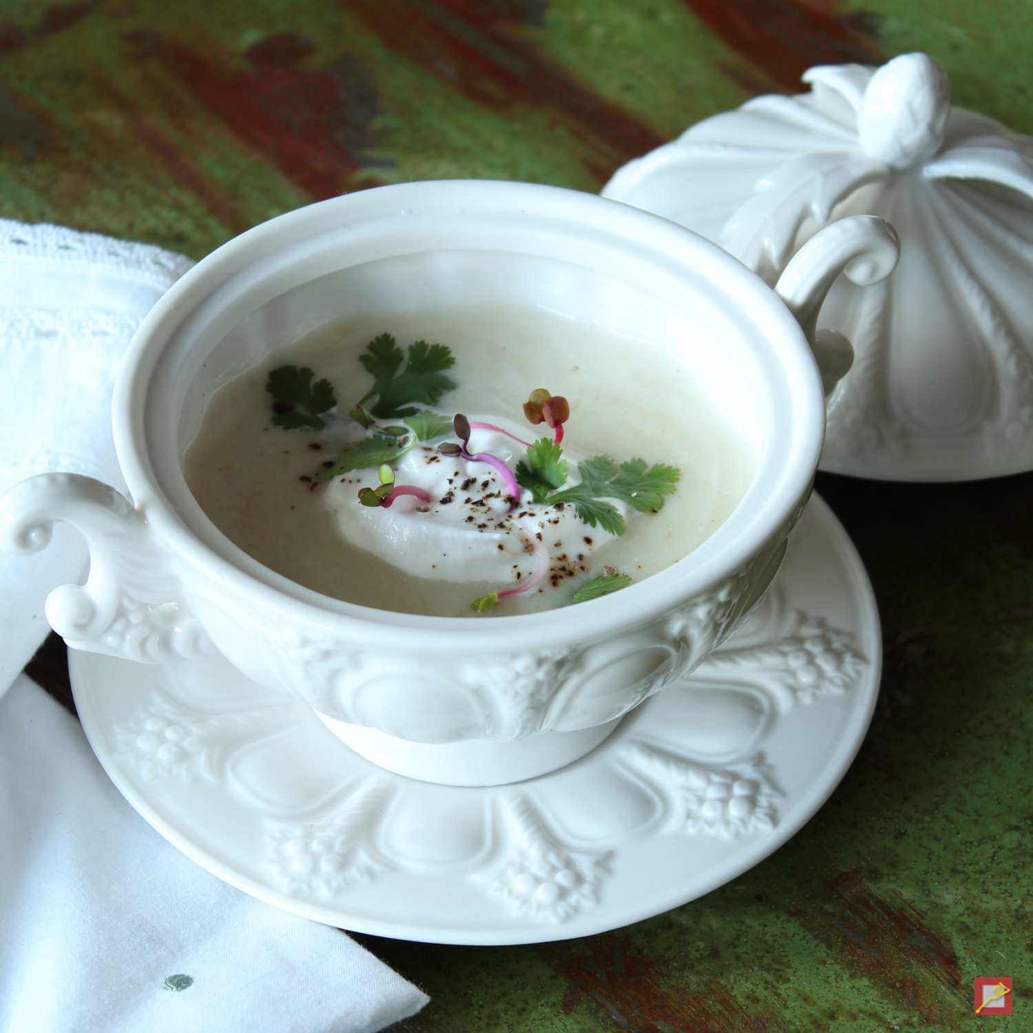 Petersilienwurzel-Suppe