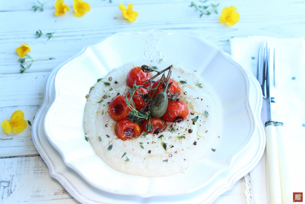 Polenta with roasted Tomatoes