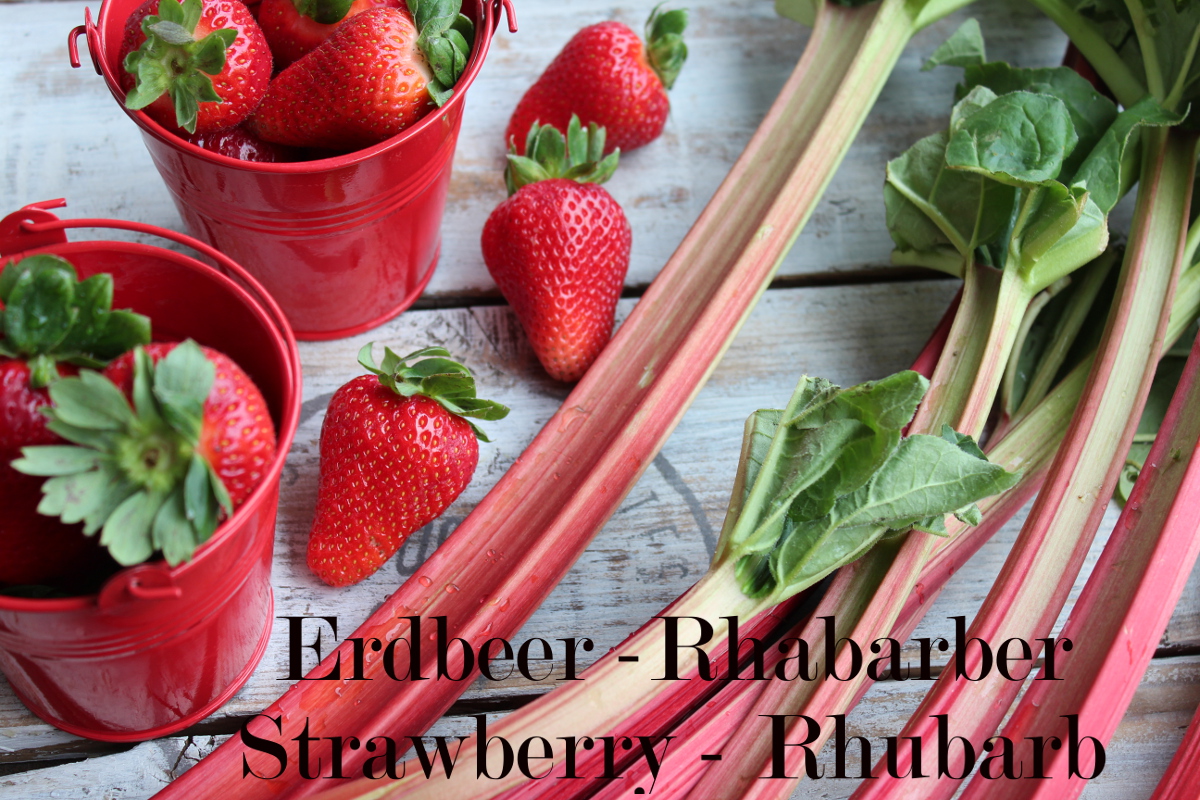 Rhabarber-Erdbeer