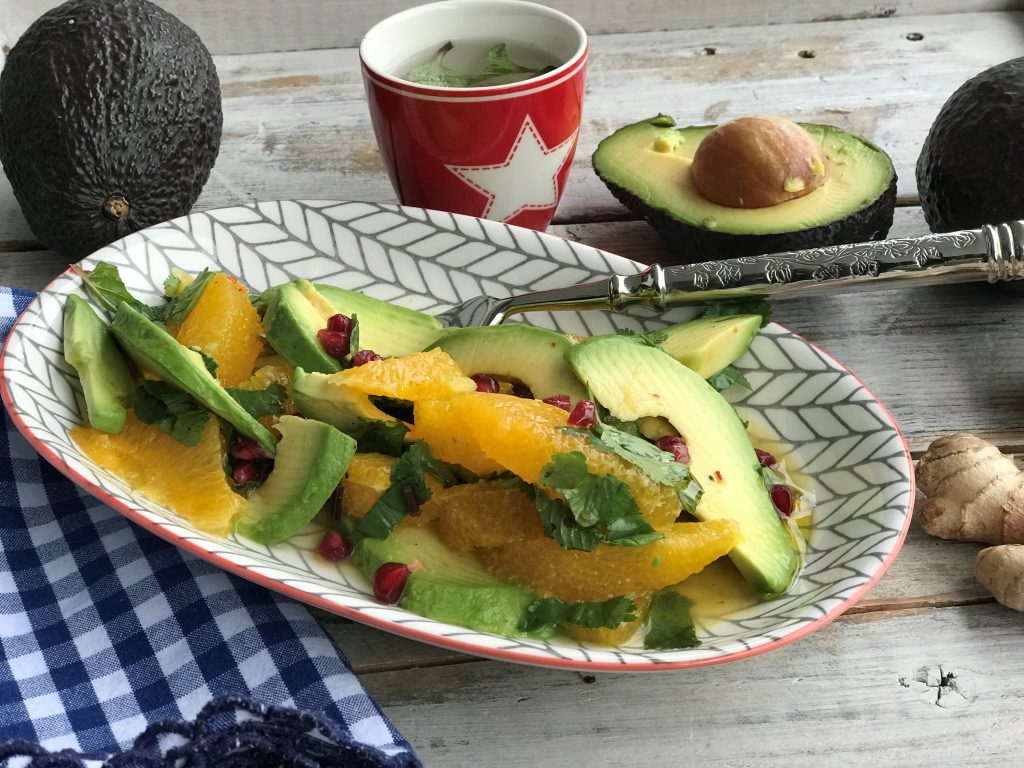 Avocado-Orangen-Salat