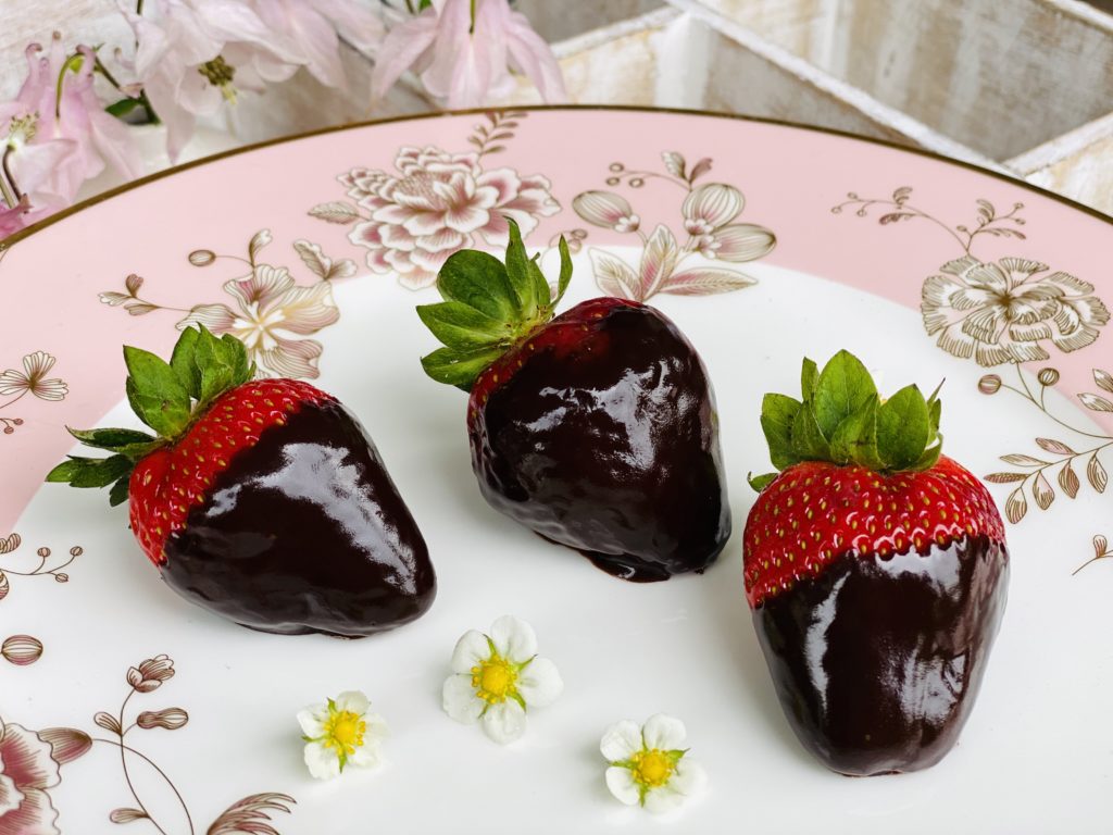 Schokolade-Erdbeeren