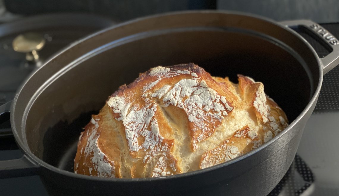 Bread in the roaster